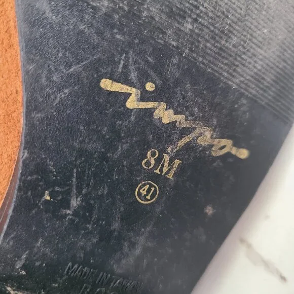 Vtg 80s 90s Impo Brown Ankle Slouch Boots 8 Boho Retro Robin Hood - Picture 11 of 16